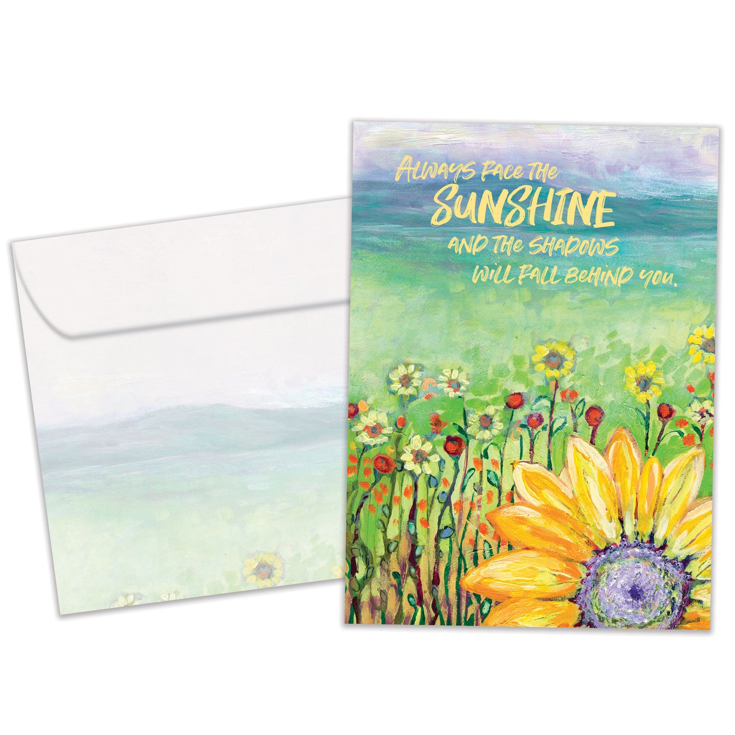 Delight Sunflower Just Because Card
