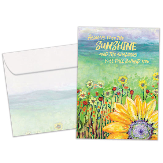 Delight Sunflower Just Because Card