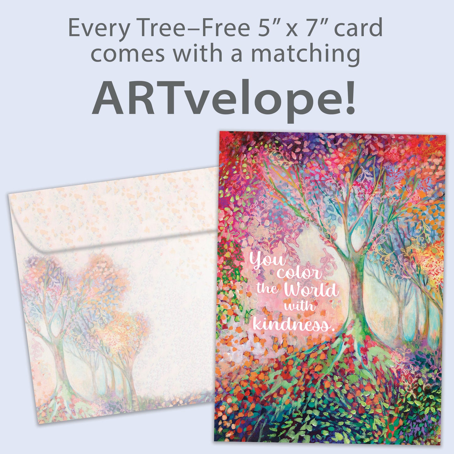 Colorful Kindness Just Because Card