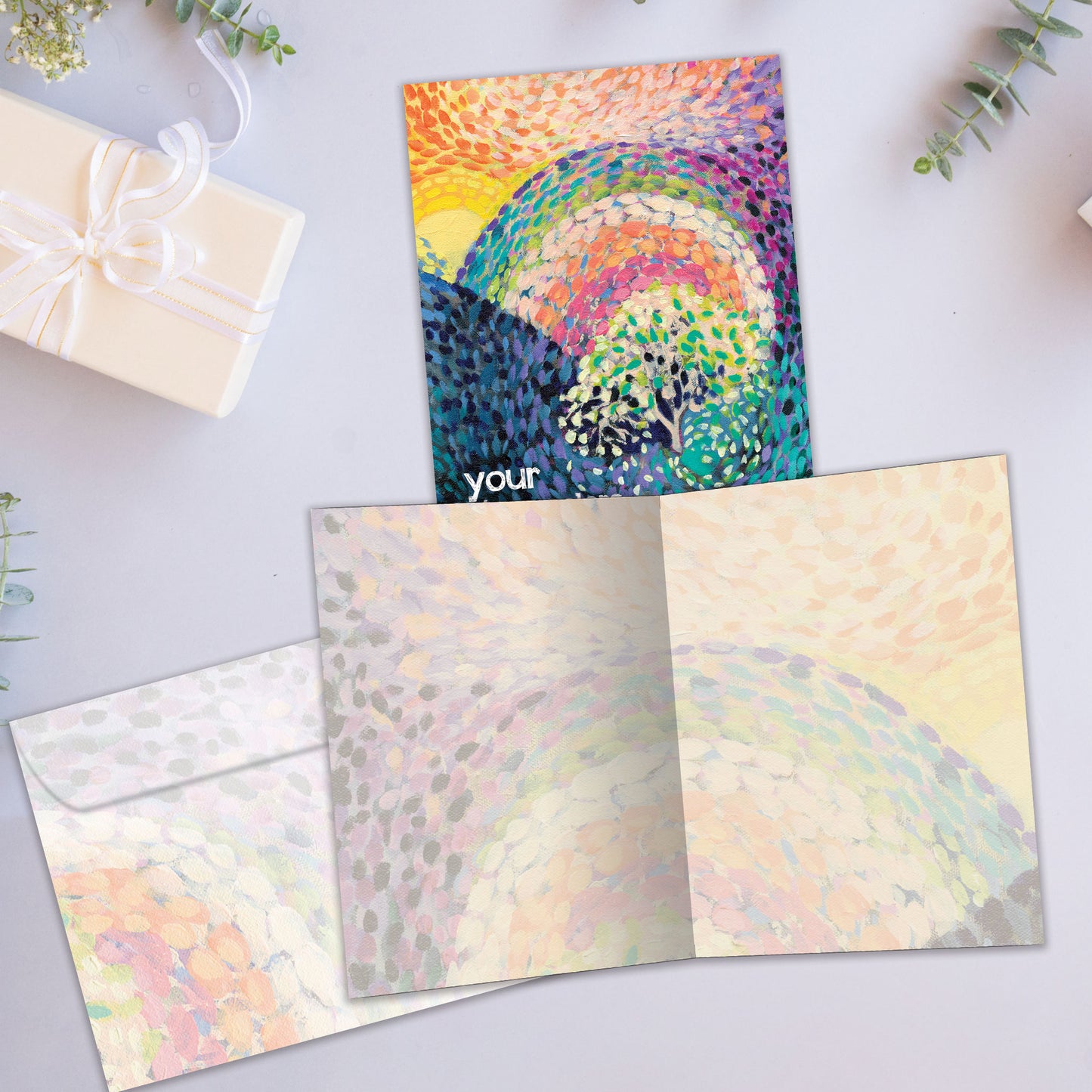 Beautiful Colors Just Because Card