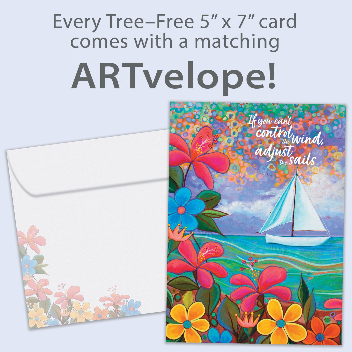 Adjust the Sails Just Because Card