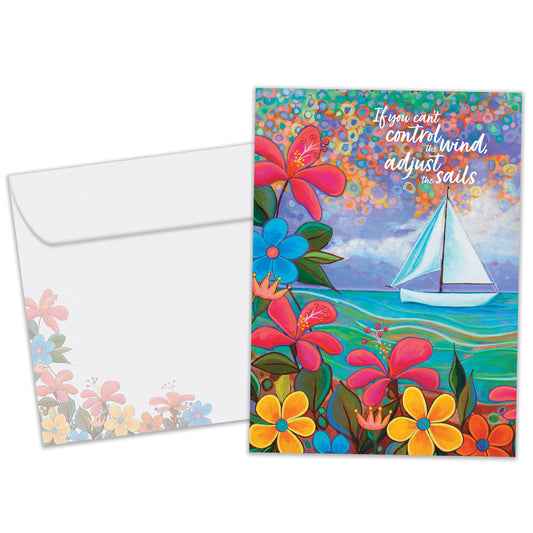 Adjust the Sails Just Because Card