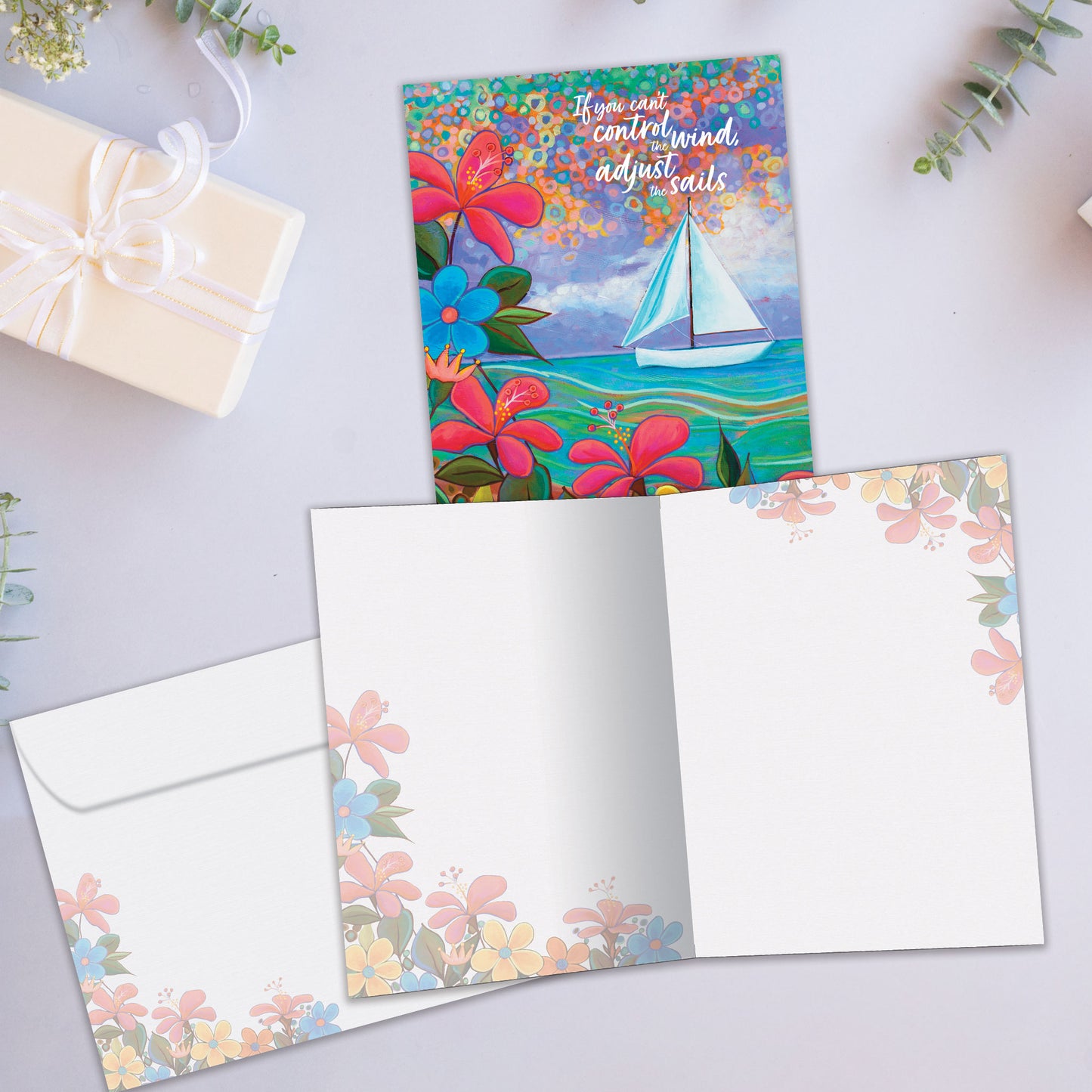 Adjust the Sails Just Because Card