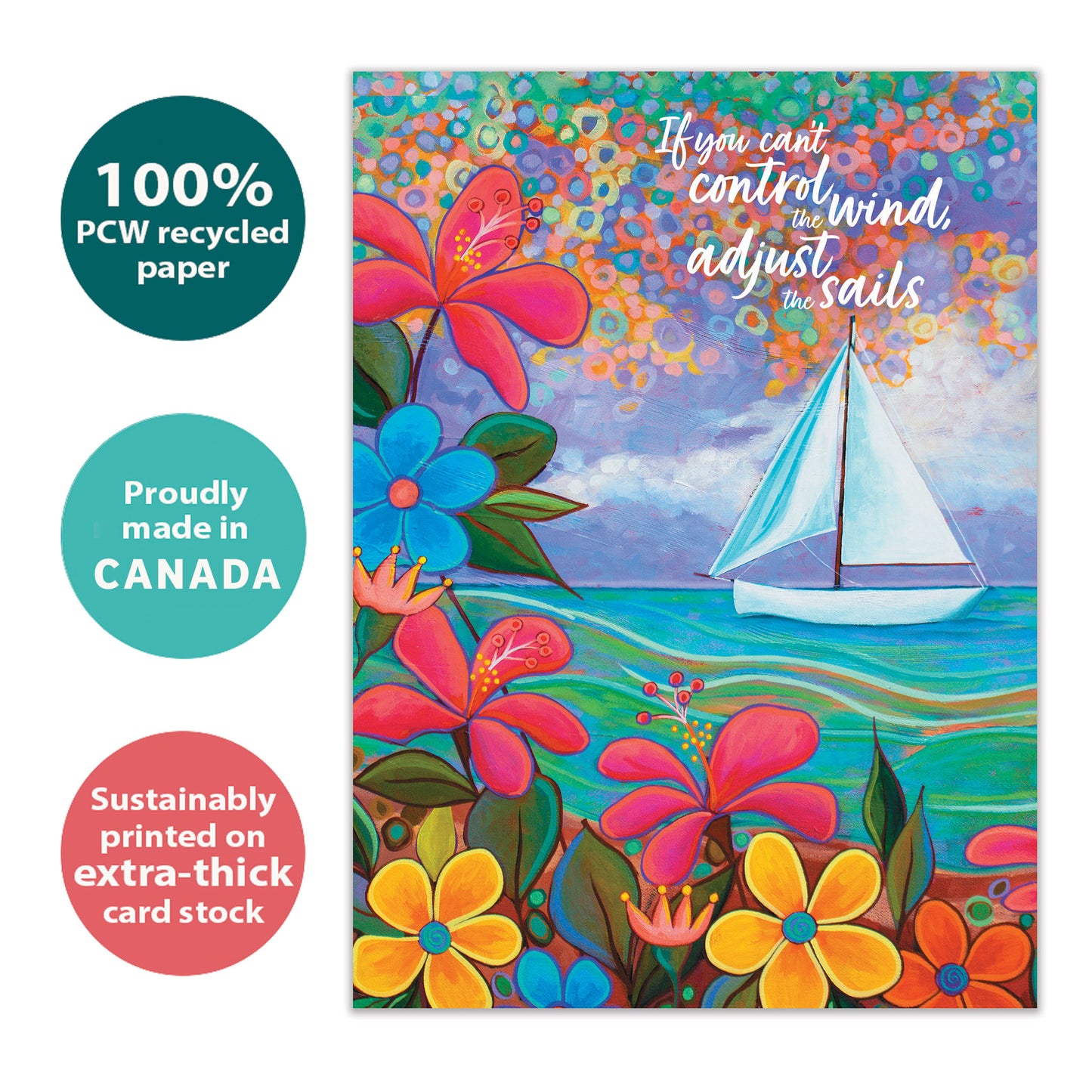 Adjust the Sails Just Because Card