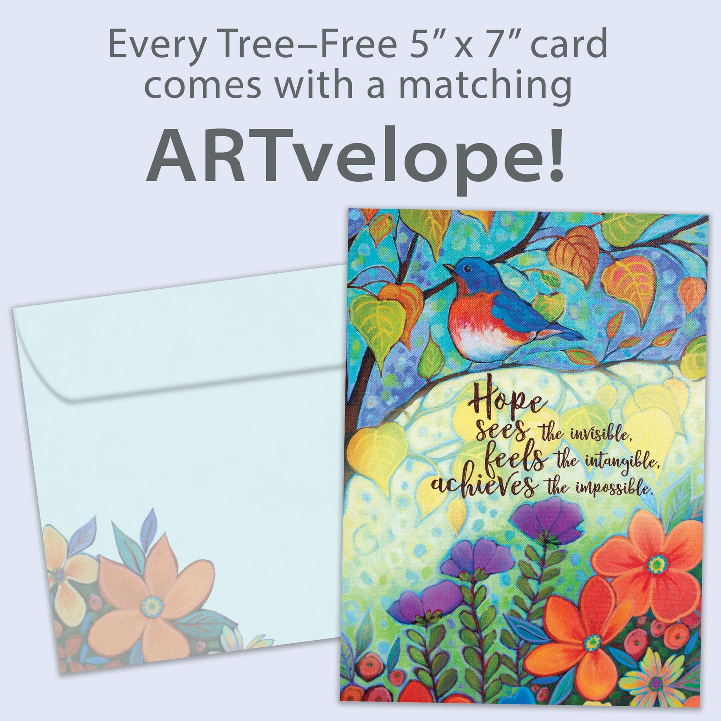 Hopeful Bird Just Because Card
