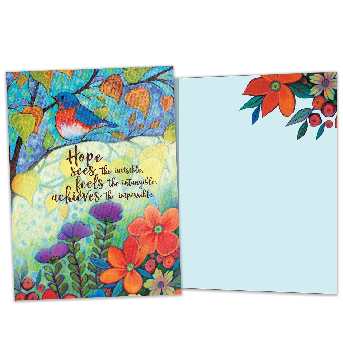 Hopeful Bird Just Because Card