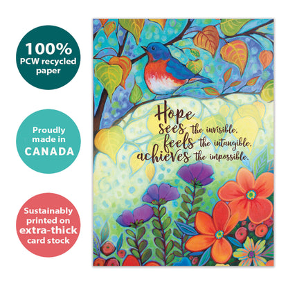 Hopeful Bird Just Because Card