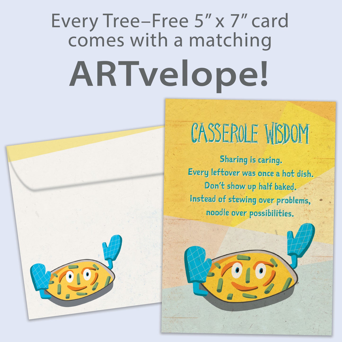 Casserole Wisdom Birthday Card