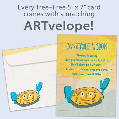 Casserole Wisdom Birthday Card