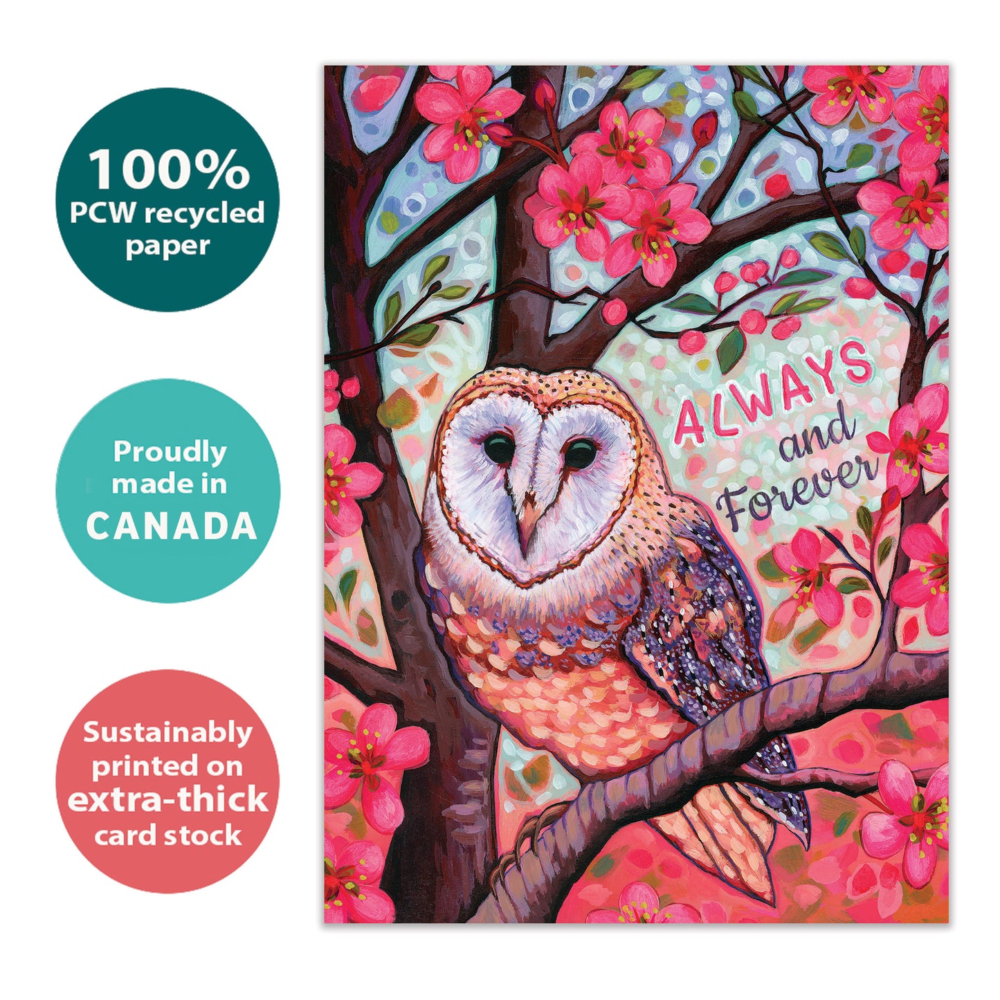 Owl-ways and forever Valentine’s Day Card