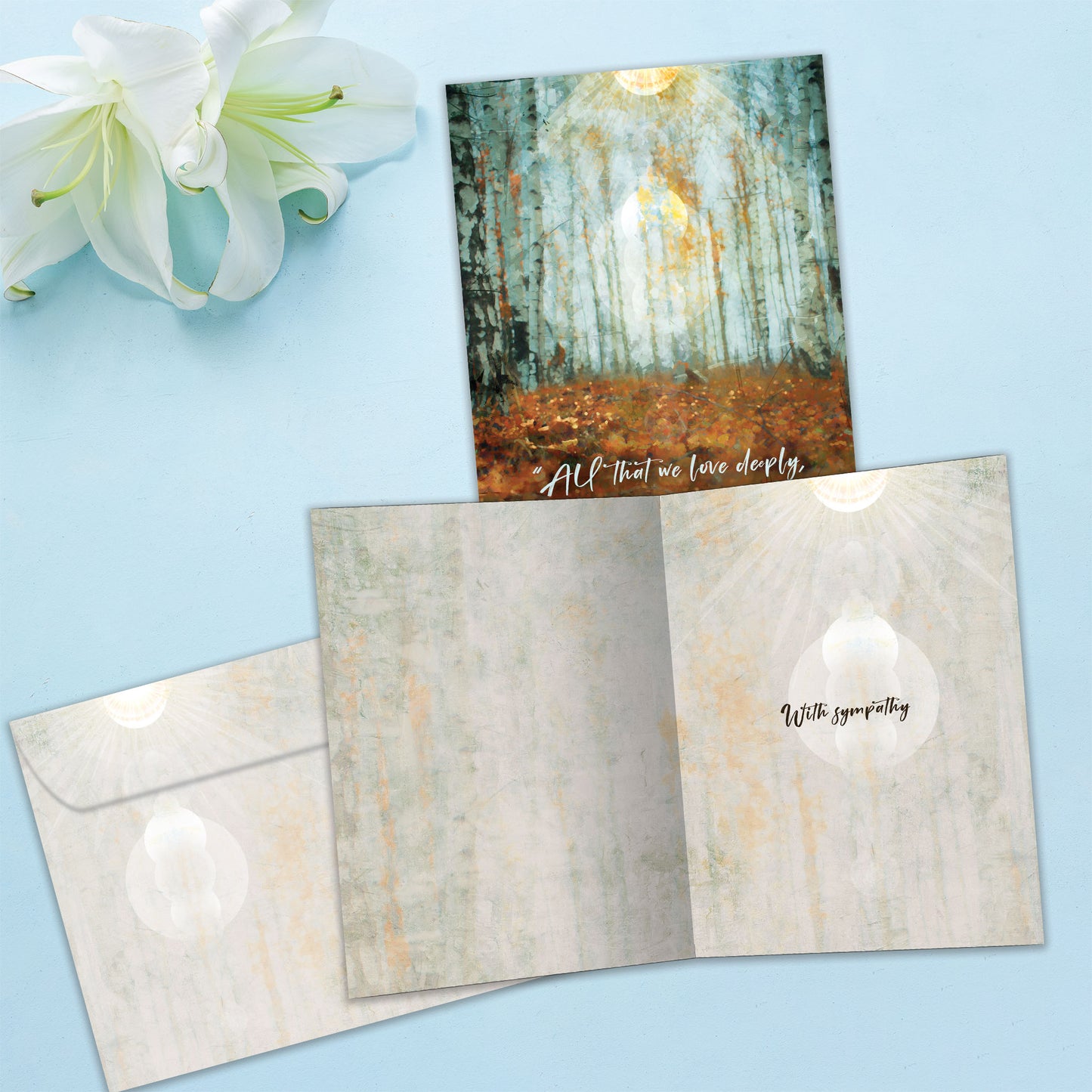Part Of Us Sympathy Card