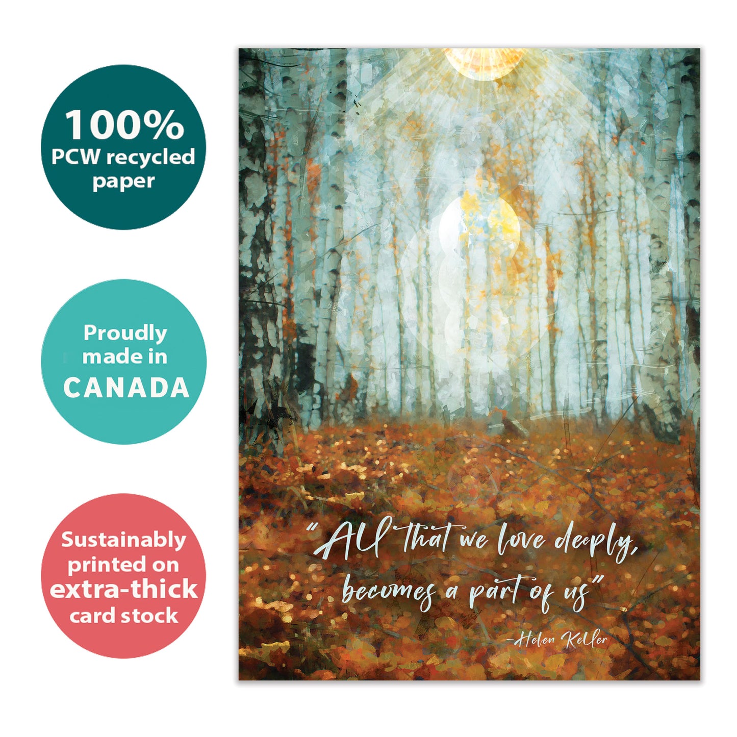 Part Of Us Sympathy Card