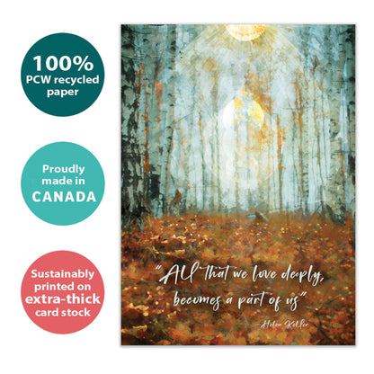 Part Of Us Sympathy Card