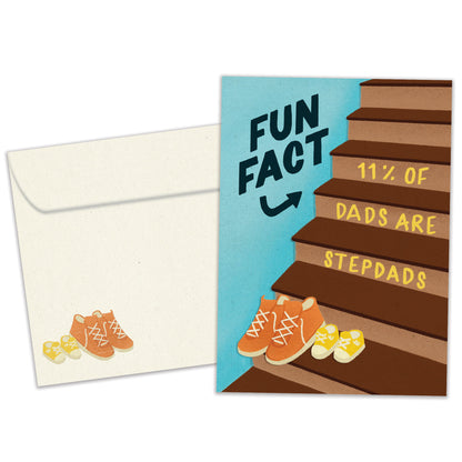 Stepdads Fun Fact Father's Day Card