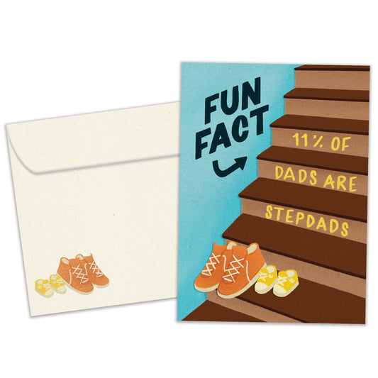 Stepdads Fun Fact Father's Day Card