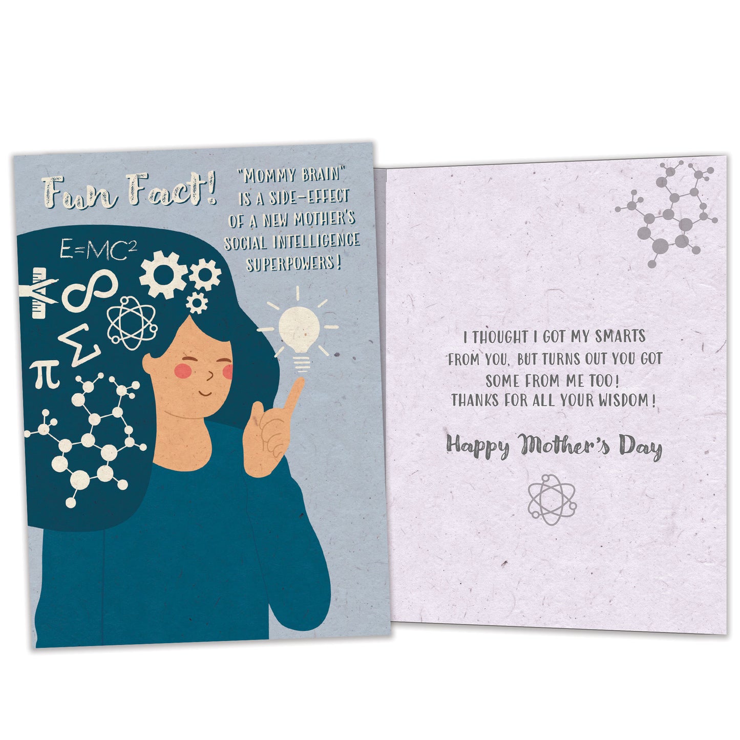 Gray Matter Fun Fact Mother’s Day Card