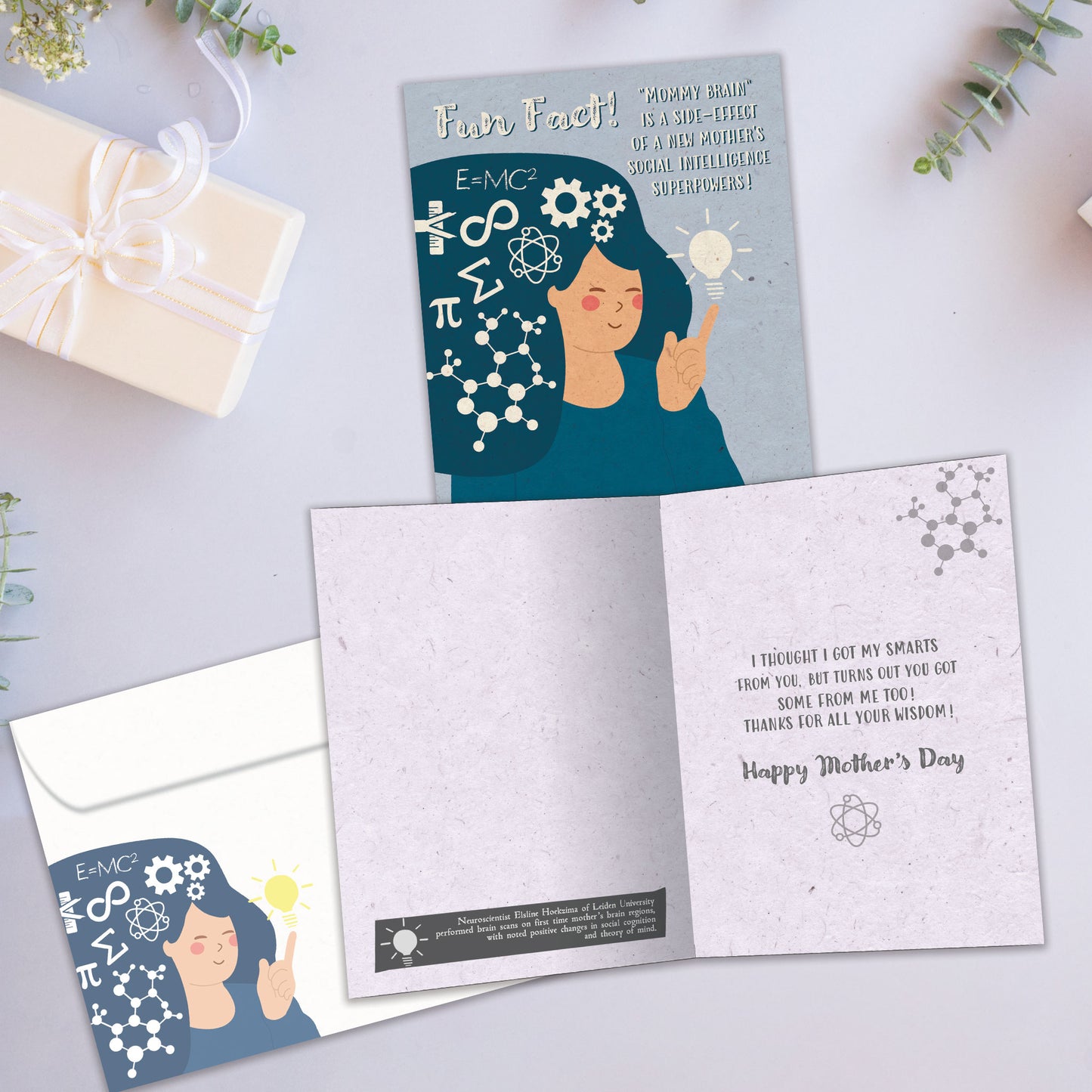 Gray Matter Fun Fact Mother’s Day Card