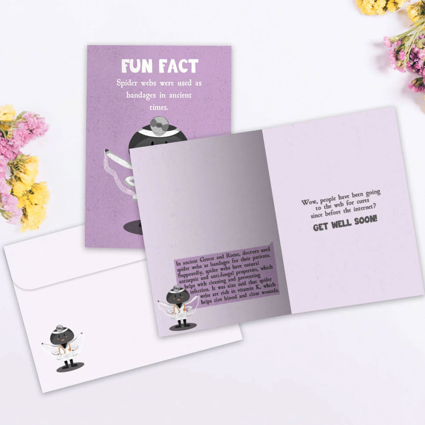 Health Web Fun Fact Get Well Card