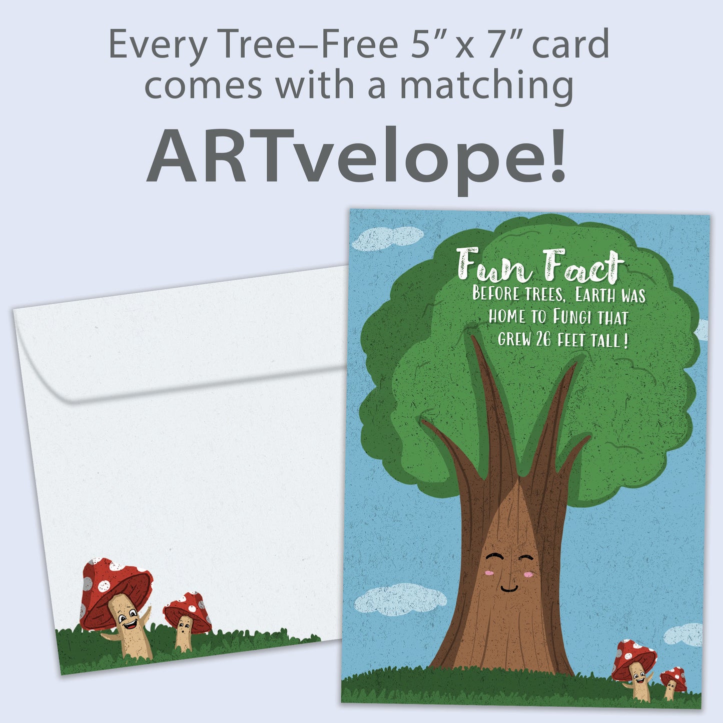 Giant Fungi Fun Fact Father's Day Card