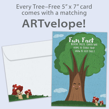Giant Fungi Fun Fact Father's Day Card