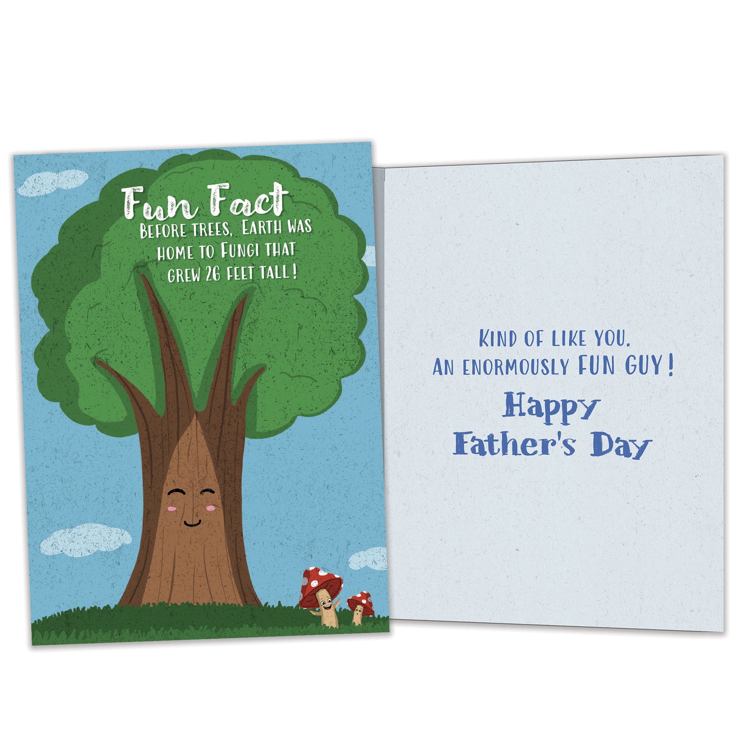 Giant Fungi Fun Fact Father's Day Card