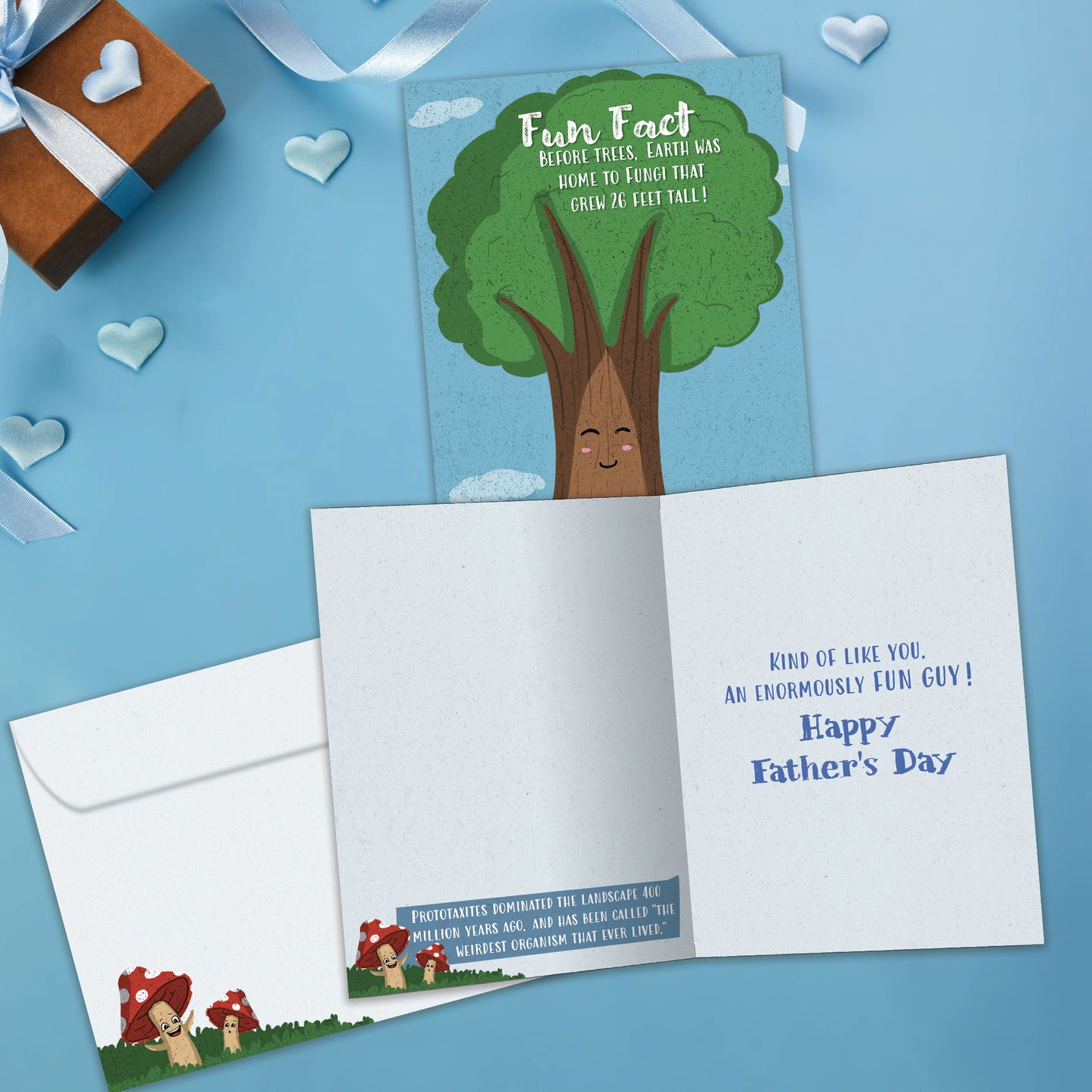 Giant Fungi Fun Fact Father's Day Card