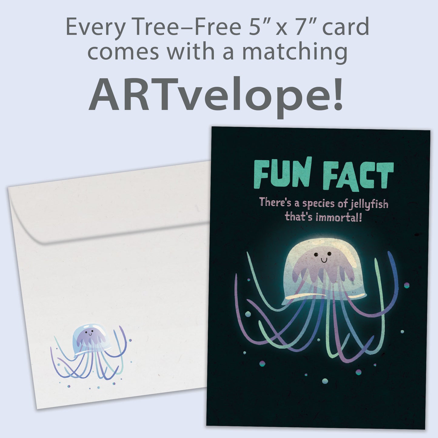 Jellyfish Fun Fact Birthday Card