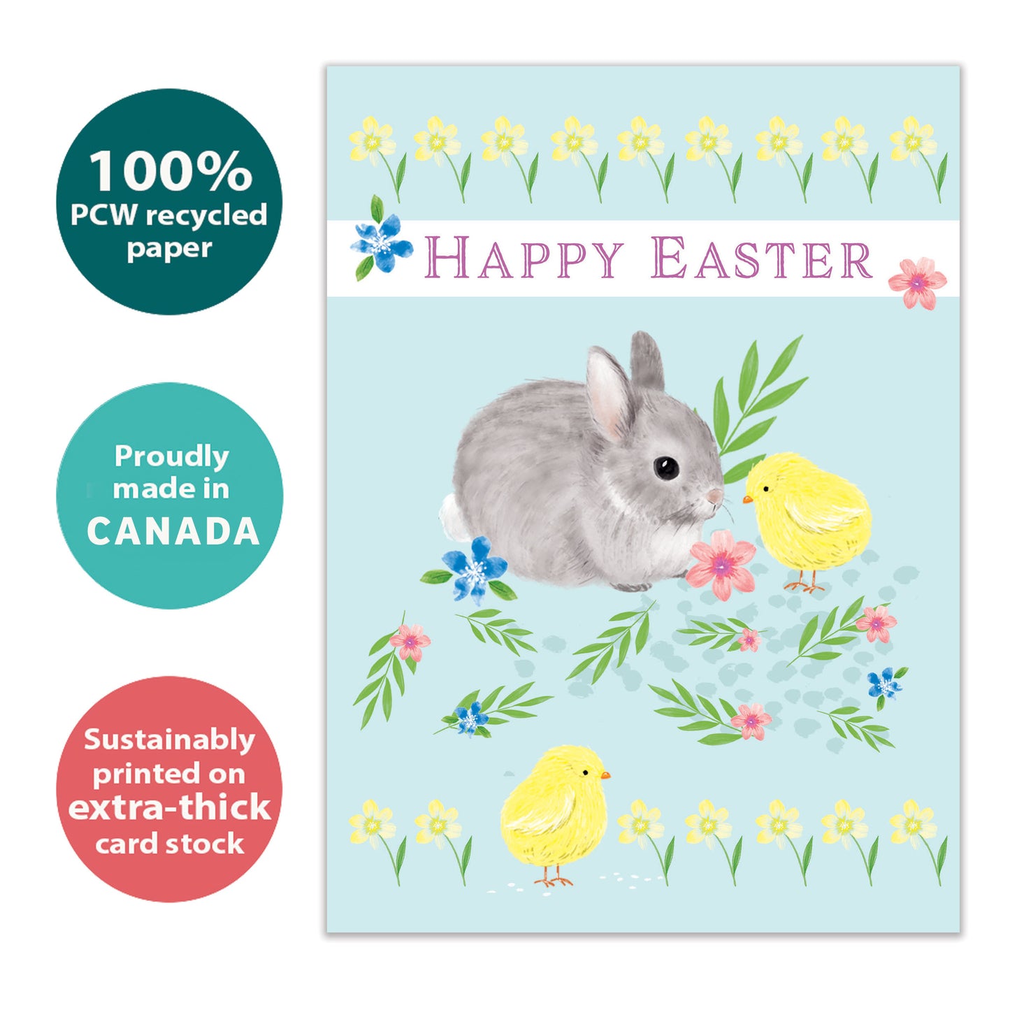 Spring Pattern Easter Card