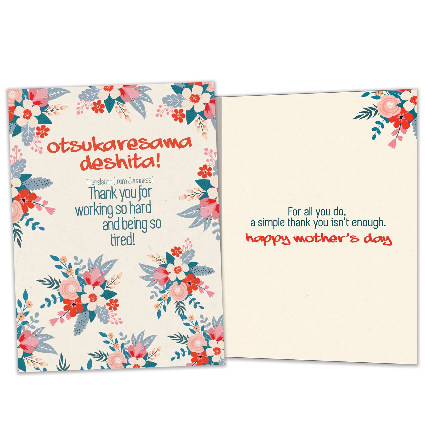 Hardworking and Tired Mother’s Day Card