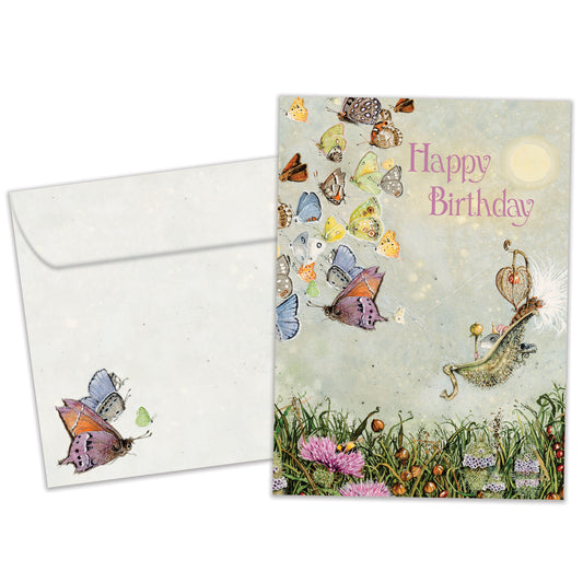 Magical Butterflies Birthday Card