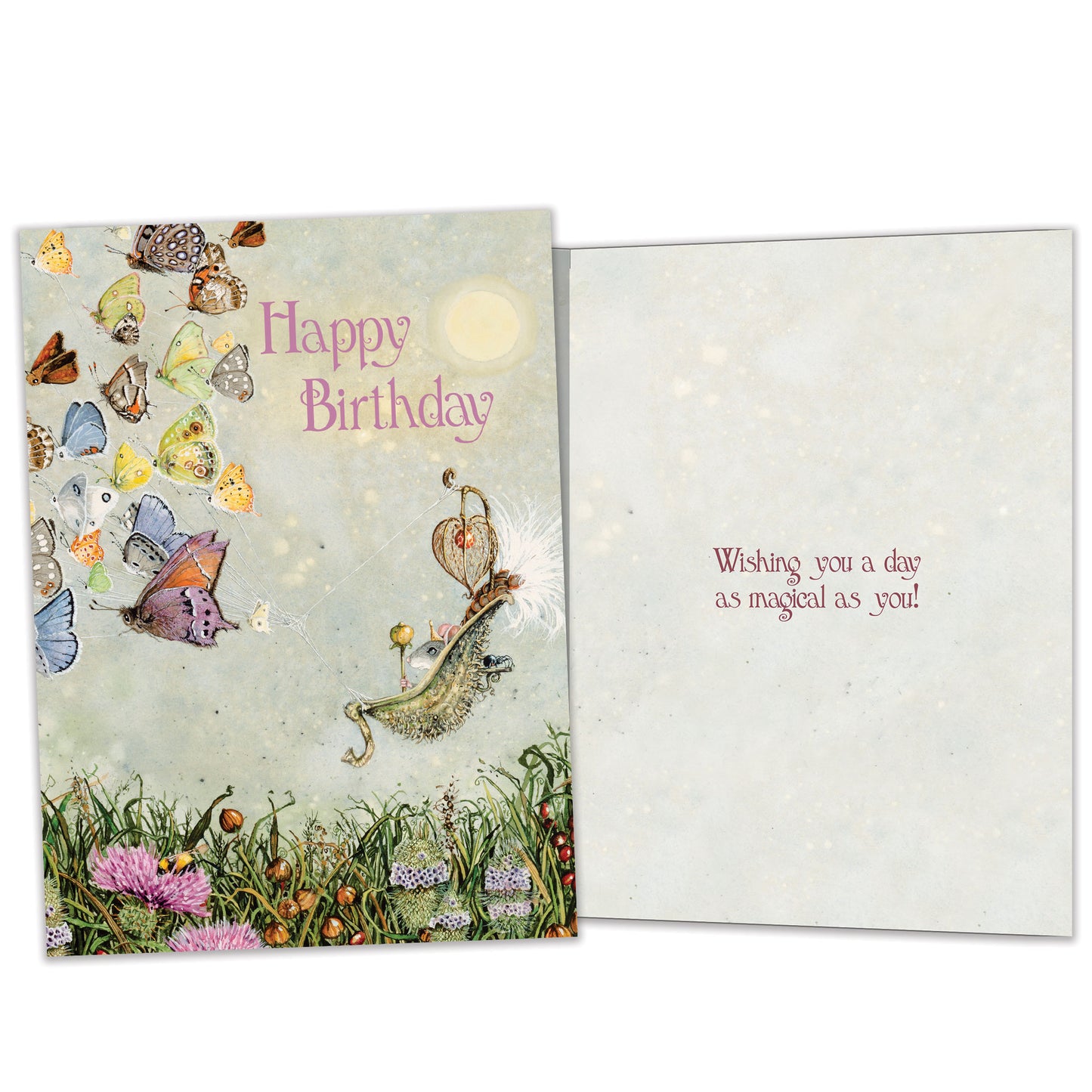 Magical Butterflies Birthday Card