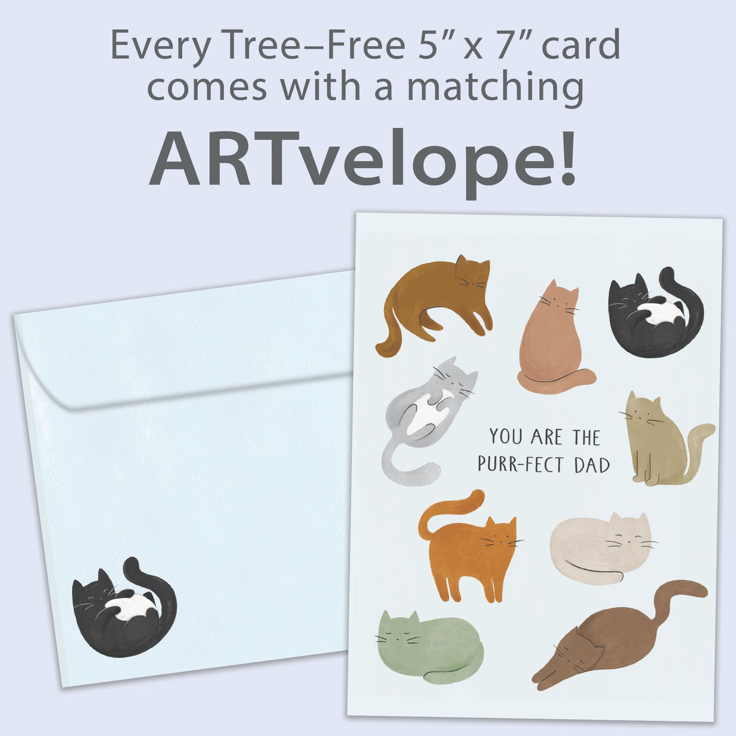 Purr-Fect Dad Father's Day Card