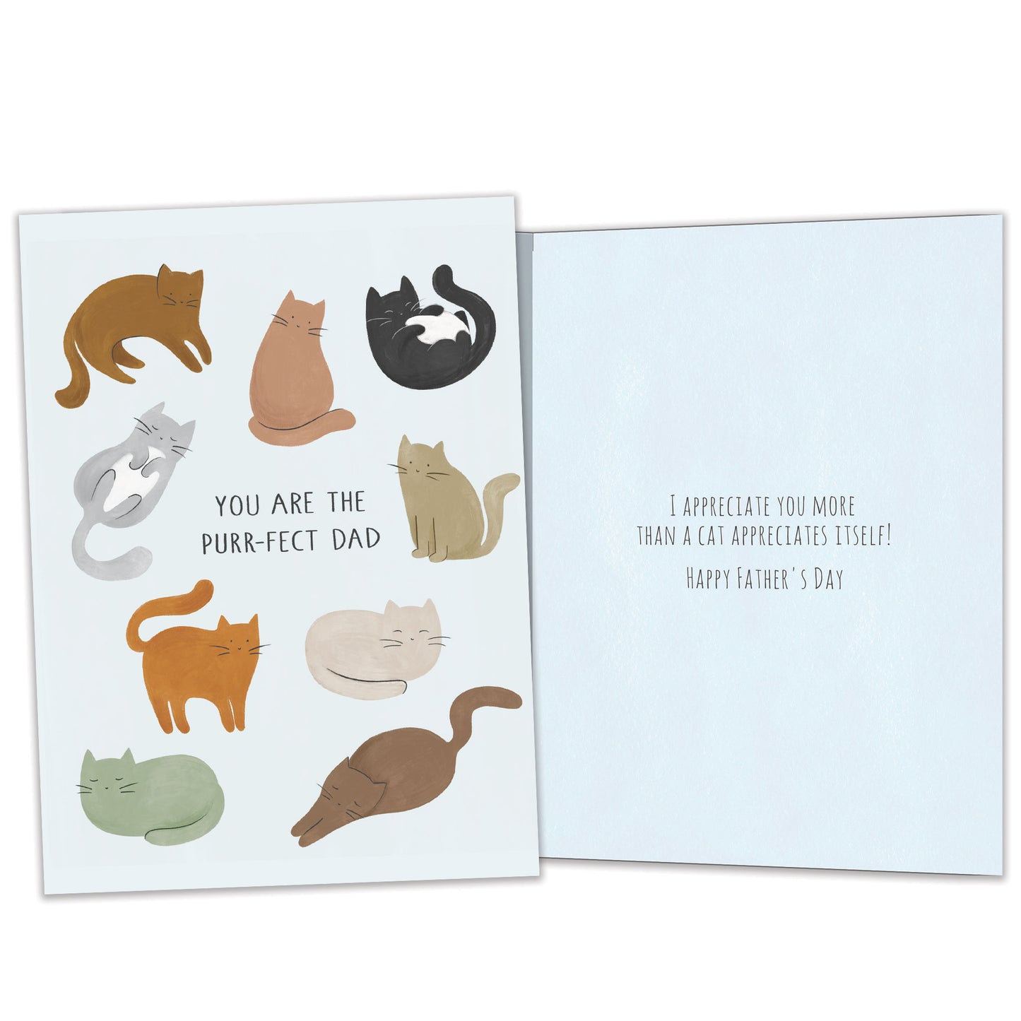 Purr-Fect Dad Father's Day Card