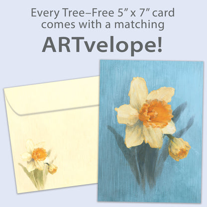 Spring Daffodil Easter Card