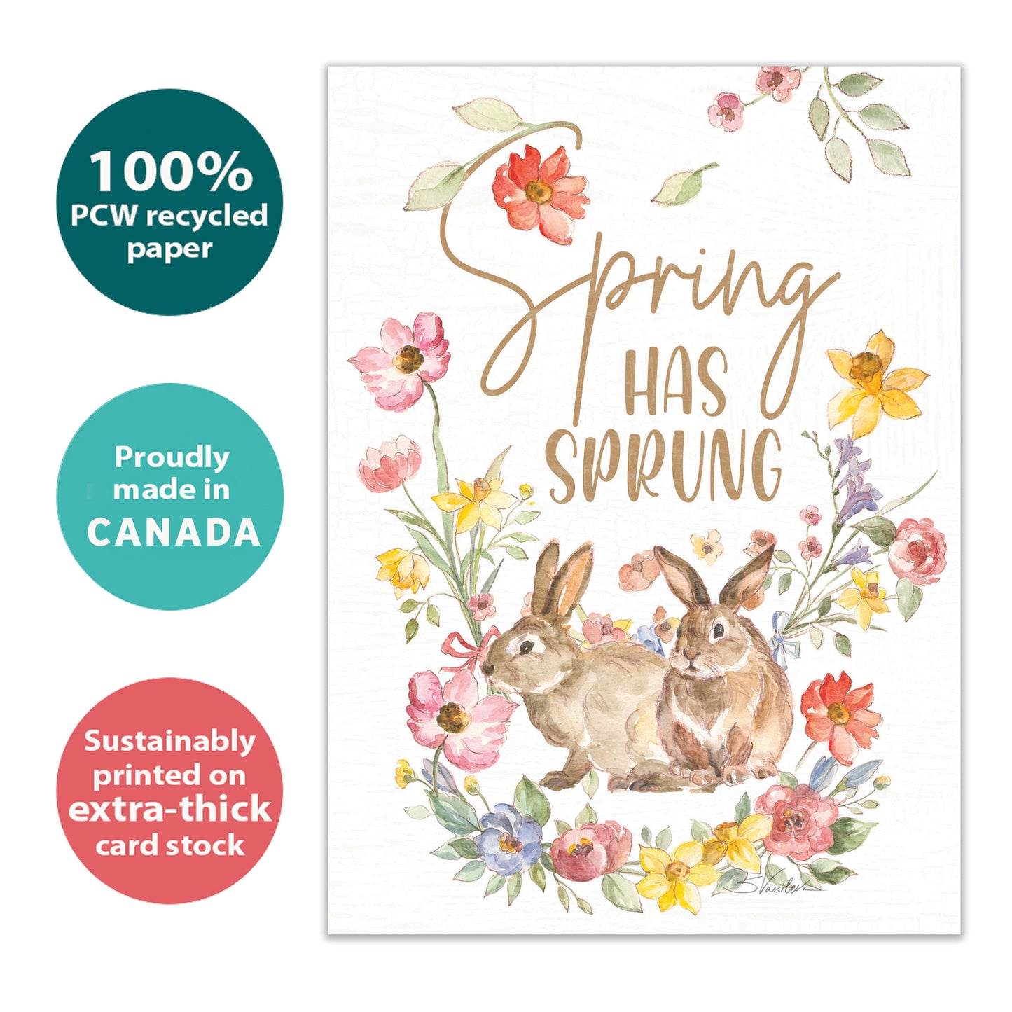Spring Has Sprung Easter Card
