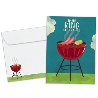 King of the Grill Father's Day Card