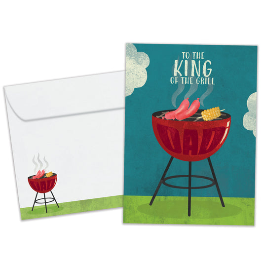 King of the Grill Father's Day Card