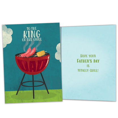 King of the Grill Father's Day Card