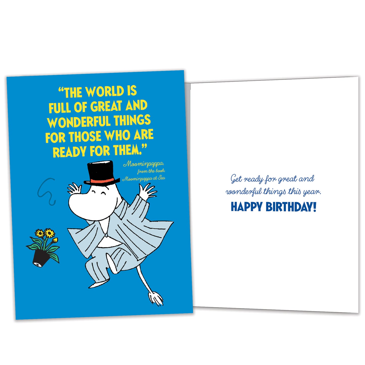 Great Wonderful Things Moomin Birthday Card