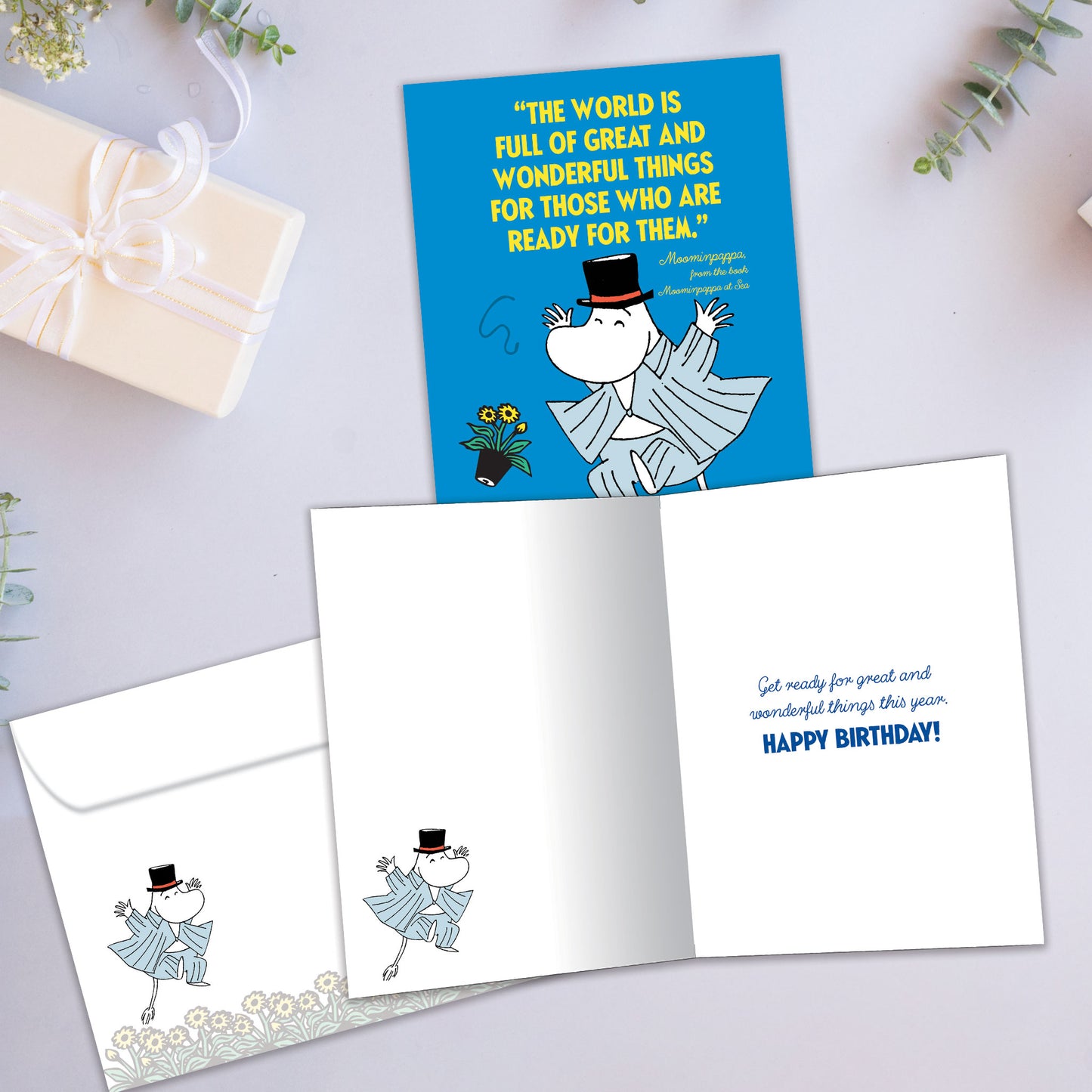 Great Wonderful Things Moomin Birthday Card