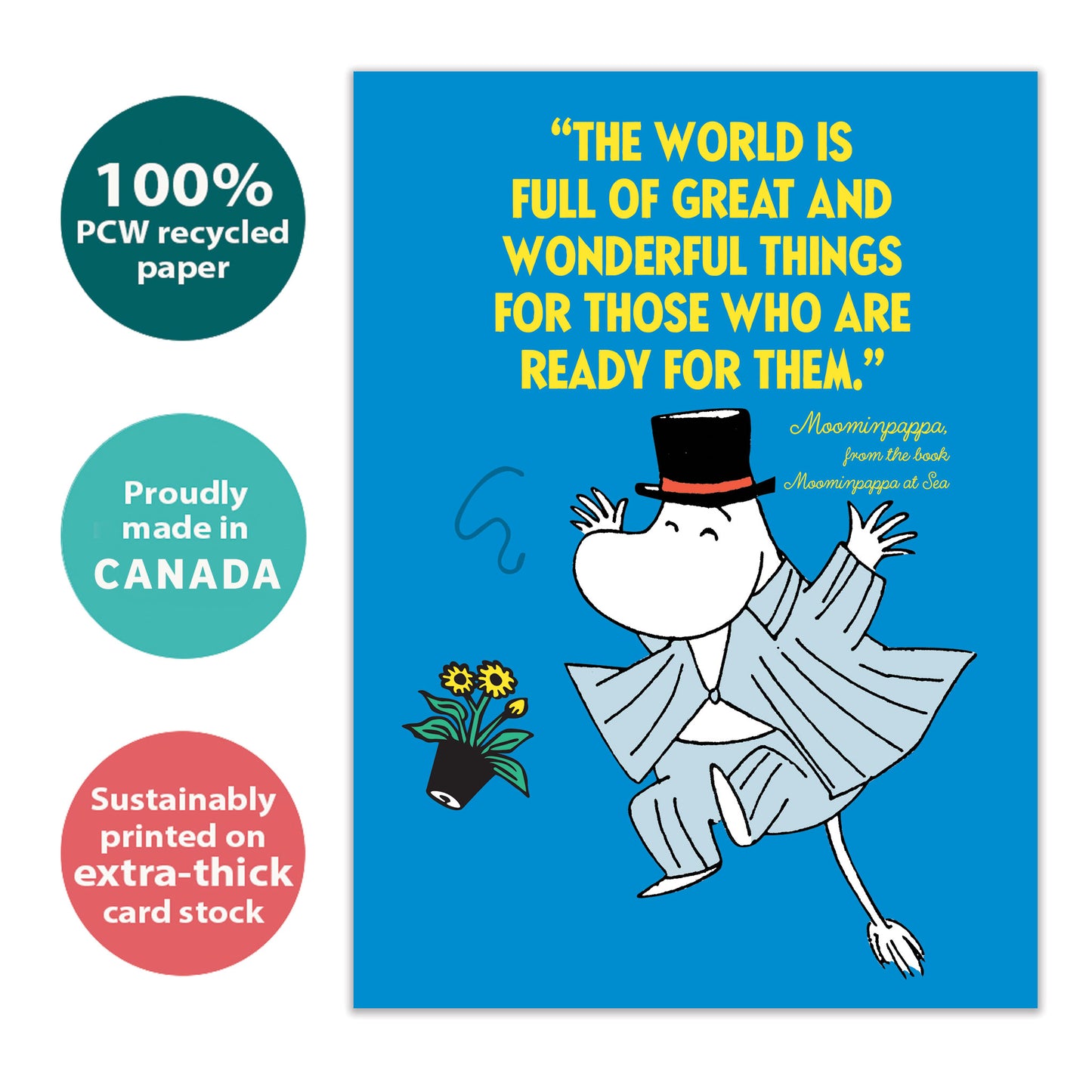 Great Wonderful Things Moomin Birthday Card