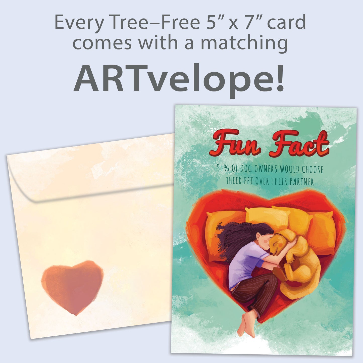 Dogs Fun Fact Love Card