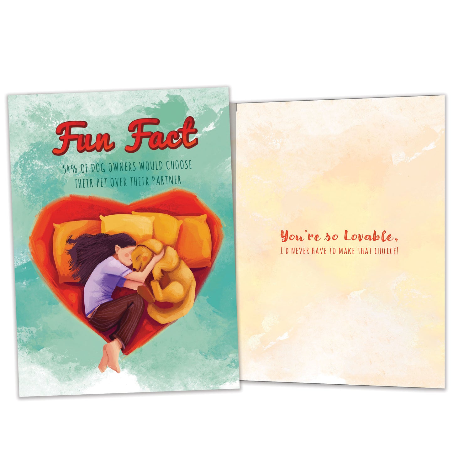 Dogs Fun Fact Love Card