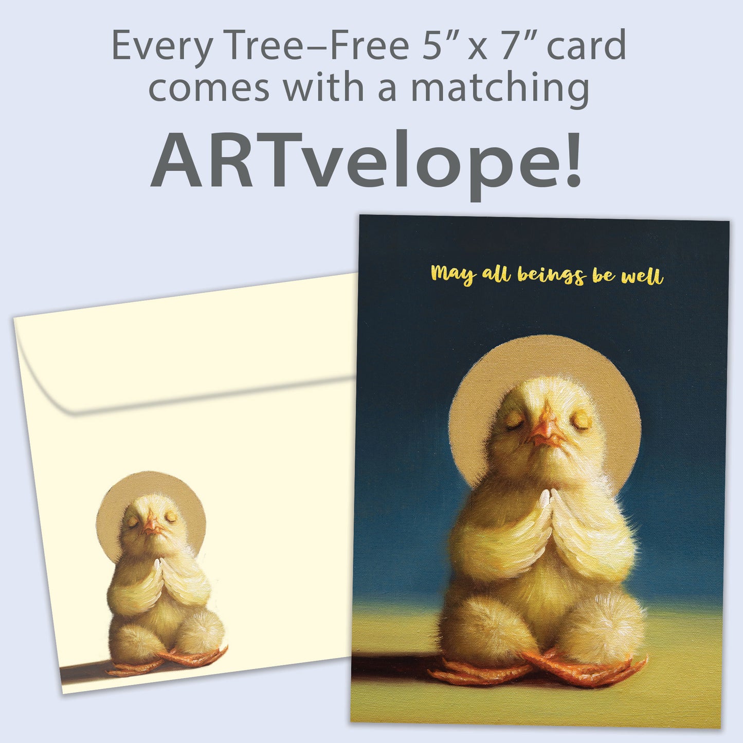 Lotus Yoga Chick Support Card