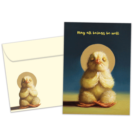 Lotus Yoga Chick Support Card