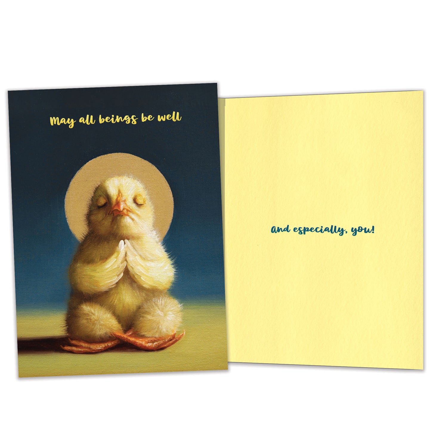 Lotus Yoga Chick Support Card