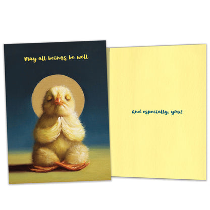 Lotus Yoga Chick Support Card