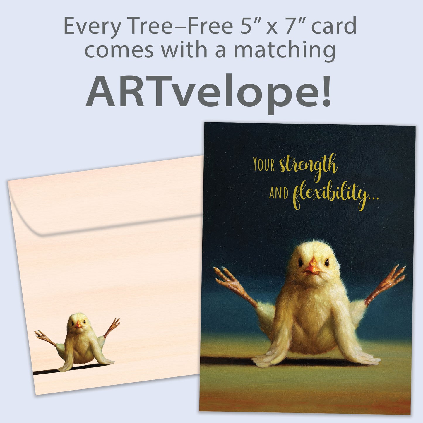 Firefly Yoga Chick Just Because Card