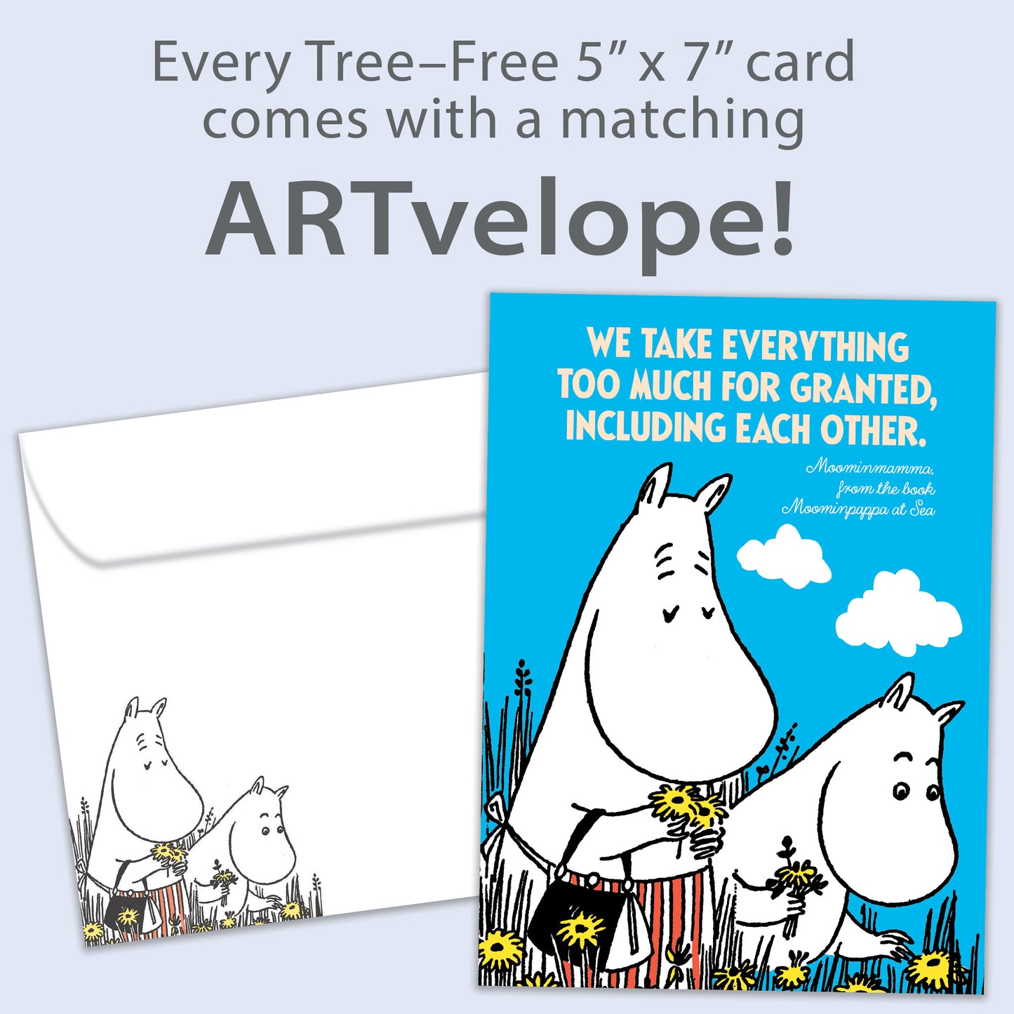 Moominmamma Thankful Just Because Card