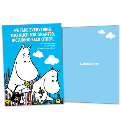 Moominmamma Thankful Just Because Card